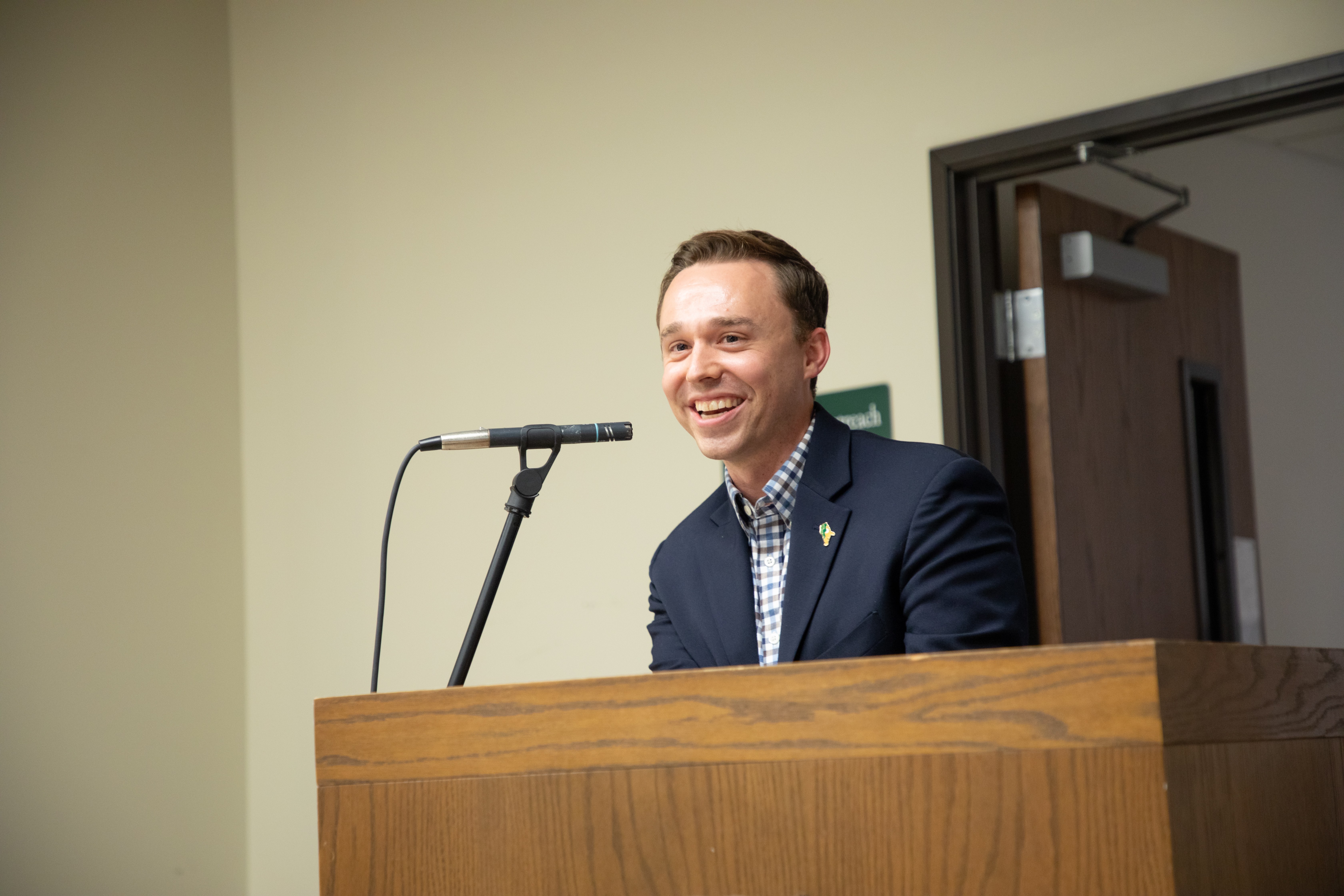 Headshot of Connor S. Kenaston, a historian of religion, politics, and culture in the United States. Photograph by Rachel Kenaston.